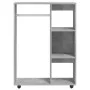 Armario de madera de ingeniería gris hormigón 80x40x110 cm de vidaXL, Armarios roperos - Ref: Foro24-808517, Precio: 75,66 €,...