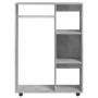 Armario de madera de ingeniería gris hormigón 80x40x110 cm de vidaXL, Armarios roperos - Ref: Foro24-808517, Precio: 76,87 €,...