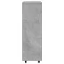 Armario de madera de ingeniería gris hormigón 80x40x110 cm de vidaXL, Armarios roperos - Ref: Foro24-808517, Precio: 75,66 €,...