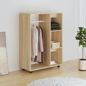 Armario madera de ingeniería color roble Sonoma 80x40x110 cm de vidaXL, Armarios roperos - Ref: Foro24-808516, Precio: 74,14 ...