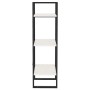 Estantería de 3 niveles madera maciza pino blanco 40x30x105 cm en Librerías y estanterías | Comprar online en Foru.es
