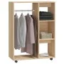 Armario madera de ingeniería color roble Sonoma 80x40x110 cm de vidaXL, Armarios roperos - Ref: Foro24-808516, Precio: 74,14 ...