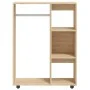 Armario madera de ingeniería color roble Sonoma 80x40x110 cm de vidaXL, Armarios roperos - Ref: Foro24-808516, Precio: 74,14 ...