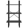 Estante de almacenaje madera contrachapada gris 60x30x105 cm en Librerías y estanterías | Comprar online en Foru.es