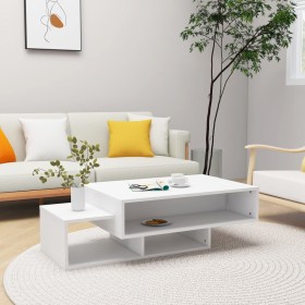 Mesa de centro madera contrachapada blanco 105x55x32 cm de vidaXL, Mesas de centro - Ref: Foro24-808522, Precio: 64,99 €, Des...