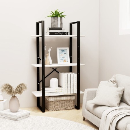 Estante de almacenamiento madera maciza pino blanco 60x30x105cm en Librerías y estanterías | Comprar online en Foru.es