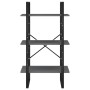 Estante de almacenamiento madera maciza pino gris 60x30x105 cm en Librerías y estanterías | Comprar online en Foru.es