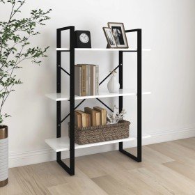 Estantería de madera contrachapada blanco 80x30x105 cm en Librerías y estanterías | Comprar online en Foru.es