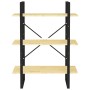 Estantería de 3 niveles madera maciza de pino 80x30x105 cm en Librerías y estanterías | Comprar online en Foru.es