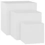 Mesas auxiliares 3 uds madera de ingeniería blanco de vidaXL, Mesas auxiliares - Ref: Foro24-808585, Precio: 74,91 €, Descuen...