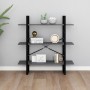 Estantería 3 niveles madera maciza de pino gris 100x30x105 cm en Librerías y estanterías | Comprar online en Foru.es