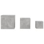 Mesas auxiliares 3 piezas aglomerado gris hormigón de vidaXL, Mesas auxiliares - Ref: Foro24-808589, Precio: 58,29 €, Descuen...