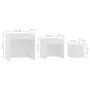 Stackable tables 3 pieces white plywood by vidaXL, Side tables - Ref: Foro24-808594, Price: 55,41 €, Discount: %