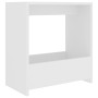 Mesa auxiliar de madera contrachapada blanco 50x26x50 cm en Mesas auxiliares | Comprar online en Foru.es