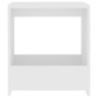 Mesa auxiliar de madera contrachapada blanco 50x26x50 cm en Mesas auxiliares | Comprar online en Foru.es