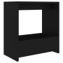 Mesa auxiliar de madera contrachapada negro 50x26x50 cm en Mesas auxiliares | Comprar online en Foru.es