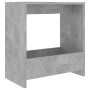 Mesa auxiliar de madera contrachapada gris hormigón 50x26x50 cm en Mesas auxiliares | Comprar online en Foru.es