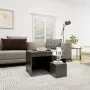 Stapelbare Tische 3 Stück aus glänzendem grauem Sperrholz von vidaXL, Seitentische - Ref: Foro24-808602, Preis: 46,77 €, Raba...