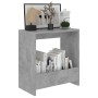 Mesa auxiliar de madera contrachapada gris hormigón 50x26x50 cm en Mesas auxiliares | Comprar online en Foru.es