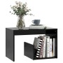 Mesa auxiliar de madera contrachapada negro 59x36x38 cm en Mesas auxiliares | Comprar online en Foru.es