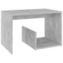 Mesa auxiliar de madera contrachapada gris hormigón 59x36x38 cm en Mesas auxiliares | Comprar online en Foru.es