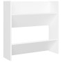 Zapateros de pared 4 uds madera contrachapada blanco 60x18x60cm en Zapateros y organizadores de calzado | Comprar online en Foru