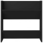 Zapatero de pared madera contrachapada negro 60x18x60 cm en Zapateros y organizadores de calzado | Comprar online en Foru.es