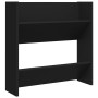 Zapateros de pared 4 uds madera contrachapada negro 60x18x60 cm en Zapateros y organizadores de calzado | Comprar online en Foru