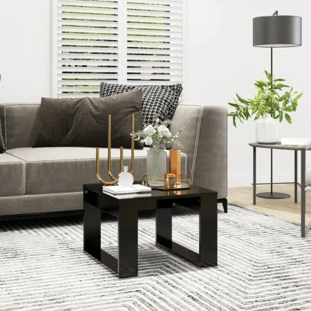 Black plywood side table 50x50x35 cm by vidaXL, Side tables - Ref: Foro24-808622, Price: 35,90 €, Discount: %