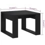 Black plywood side table 50x50x35 cm by vidaXL, Side tables - Ref: Foro24-808622, Price: 35,90 €, Discount: %