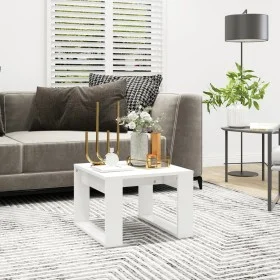 White plywood side table 50x50x35 cm by vidaXL, Side tables - Ref: Foro24-808621, Price: 34,96 €, Discount: %