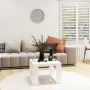 Mesa auxiliar de madera contrachapada blanco 50x50x35 cm de vidaXL, Mesas auxiliares - Ref: Foro24-808621, Precio: 34,96 €, D...
