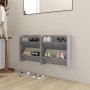 Zapateros de pared 2 uds contrachapada gris hormigón 60x18x60cm en Zapateros y organizadores de calzado | Comprar online en Foru
