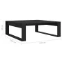 Mesa de centro madera contrachapada negro 100x100x35 cm de vidaXL, Mesas de centro - Ref: Foro24-808631, Precio: 72,16 €, Des...