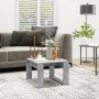 Mesa de centro madera de ingeniería gris hormigón 50x50x35 cm de vidaXL, Mesas auxiliares - Ref: Foro24-808625, Precio: 30,04...