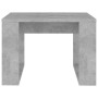 Mesa de centro madera de ingeniería gris hormigón 50x50x35 cm de vidaXL, Mesas auxiliares - Ref: Foro24-808625, Precio: 30,04...