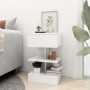 Mesita de noche aglomerado blanco 40x35x65 cm de vidaXL, Mesitas de noche - Ref: Foro24-808648, Precio: 44,83 €, Descuento: %