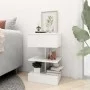 Mesita de noche aglomerado blanco 40x35x65 cm de vidaXL, Mesitas de noche - Ref: Foro24-808648, Precio: 44,24 €, Descuento: %