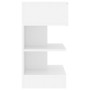 Mesita de noche aglomerado blanco 40x35x65 cm de vidaXL, Mesitas de noche - Ref: Foro24-808648, Precio: 44,83 €, Descuento: %