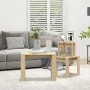 3-piece stackable tables in Sonoma oak-colored plywood by vidaXL, Side tables - Ref: Foro24-808606, Price: 56,18 €, Discount: %