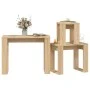3-piece stackable tables in Sonoma oak-colored plywood by vidaXL, Side tables - Ref: Foro24-808606, Price: 56,18 €, Discount: %