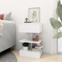 Mesitas de noche 2 uds madera contrachapada blanco 40x35x65 cm de vidaXL, Mesitas de noche - Ref: Foro24-808649, Precio: 72,9...