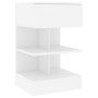 Mesitas de noche 2 uds madera contrachapada blanco 40x35x65 cm de vidaXL, Mesitas de noche - Ref: Foro24-808649, Precio: 72,9...