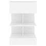 Mesitas de noche 2 uds madera contrachapada blanco 40x35x65 cm de vidaXL, Mesitas de noche - Ref: Foro24-808649, Precio: 72,9...