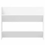 Zapatero de pared madera contrachapada blanco 80x18x60 cm en Zapateros y organizadores de calzado | Comprar online en Foru.es
