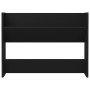 Zapatero de pared madera contrachapada negro 80x18x60 cm en Zapateros y organizadores de calzado | Comprar online en Foru.es