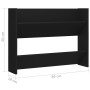 Zapatero de pared madera contrachapada negro 80x18x60 cm en Zapateros y organizadores de calzado | Comprar online en Foru.es