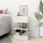 Mesitas de noche 2 unidades blanco brillo 40x35x65 cm de vidaXL, Mesitas de noche - Ref: Foro24-808661, Precio: 82,92 €, Desc...