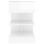 Mesitas de noche 2 unidades blanco brillo 40x35x65 cm de vidaXL, Mesitas de noche - Ref: Foro24-808661, Precio: 82,92 €, Desc...
