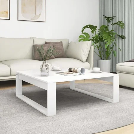 Mesa de centro madera contrachapada blanco 100x100x35 cm de vidaXL, Mesas de centro - Ref: Foro24-808630, Precio: 64,32 €, De...